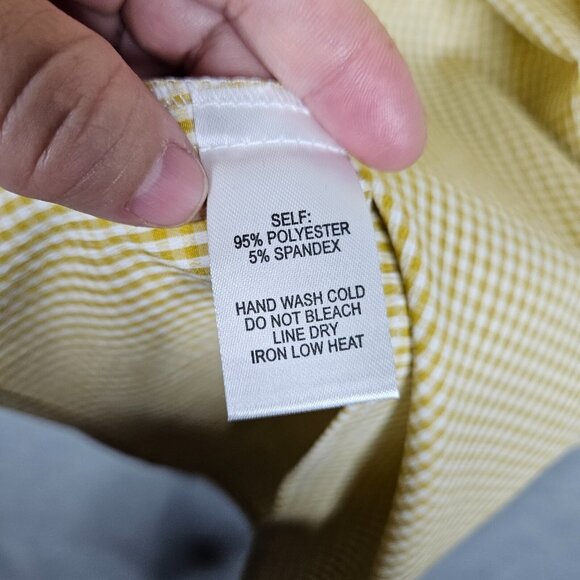 LULU'S Women's Yellow Plaid Off the shoulder Mini Dress Size S - Picture 5 of 7